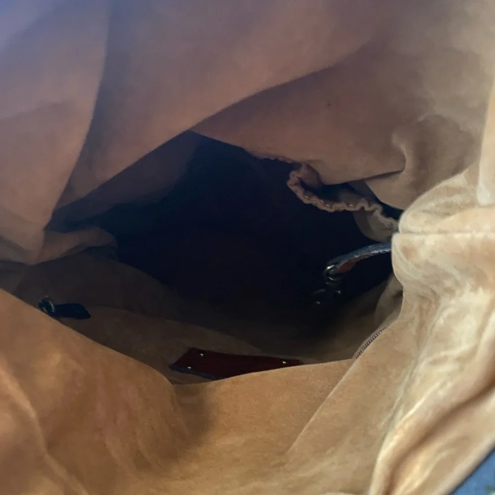 Patricia Nash Chestnut Brown Leather Backpack